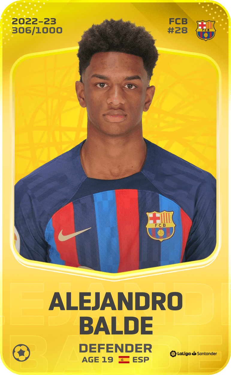 Alejandro Balde 2022-23 • Limited 306/1000
