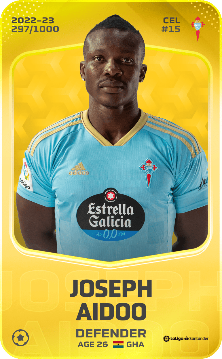 Joseph Aidoo 2022-23 • Limited 297/1000