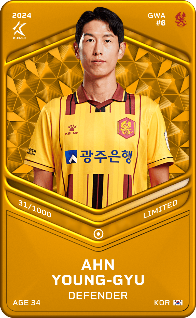 Ahn Young-Gyu 2024-25 • Limited 31/1000