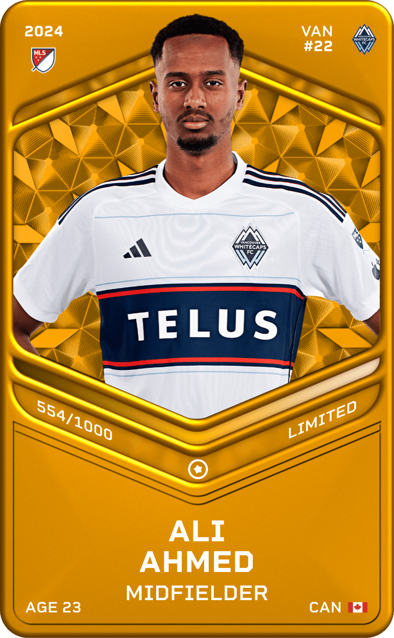 Ali Ahmed 2024-25 • Limited 554/1000