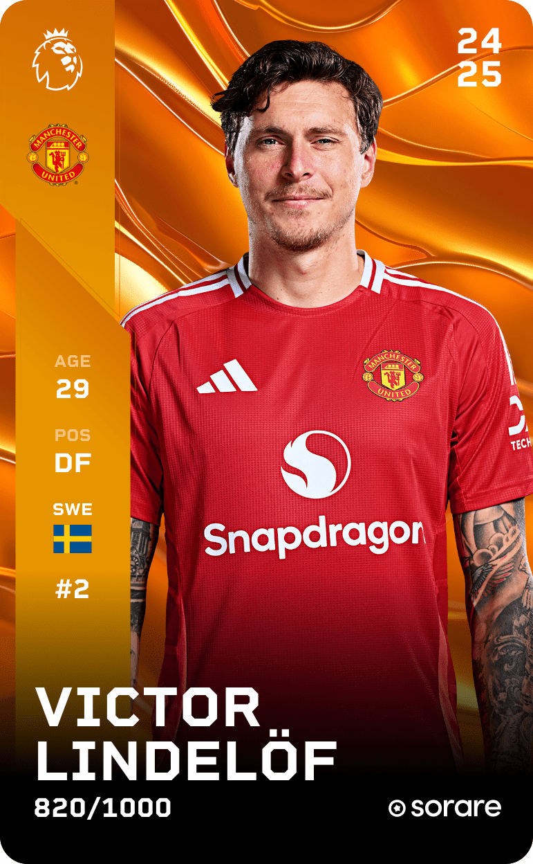 Victor Lindelöf 2024-25 • Limited 820/1000