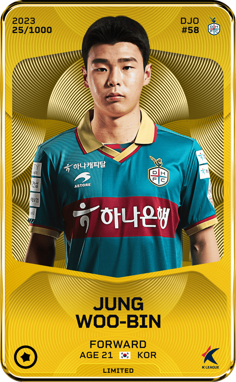Jung Woo-Bin 2023-24 • Limited 25/1000