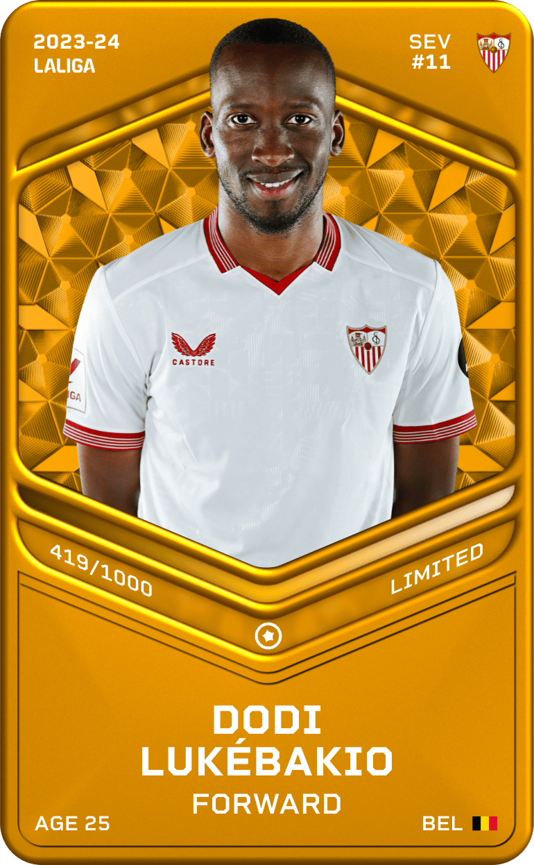 Dodi Lukébakio 2023-24 • Limited 419/1000
