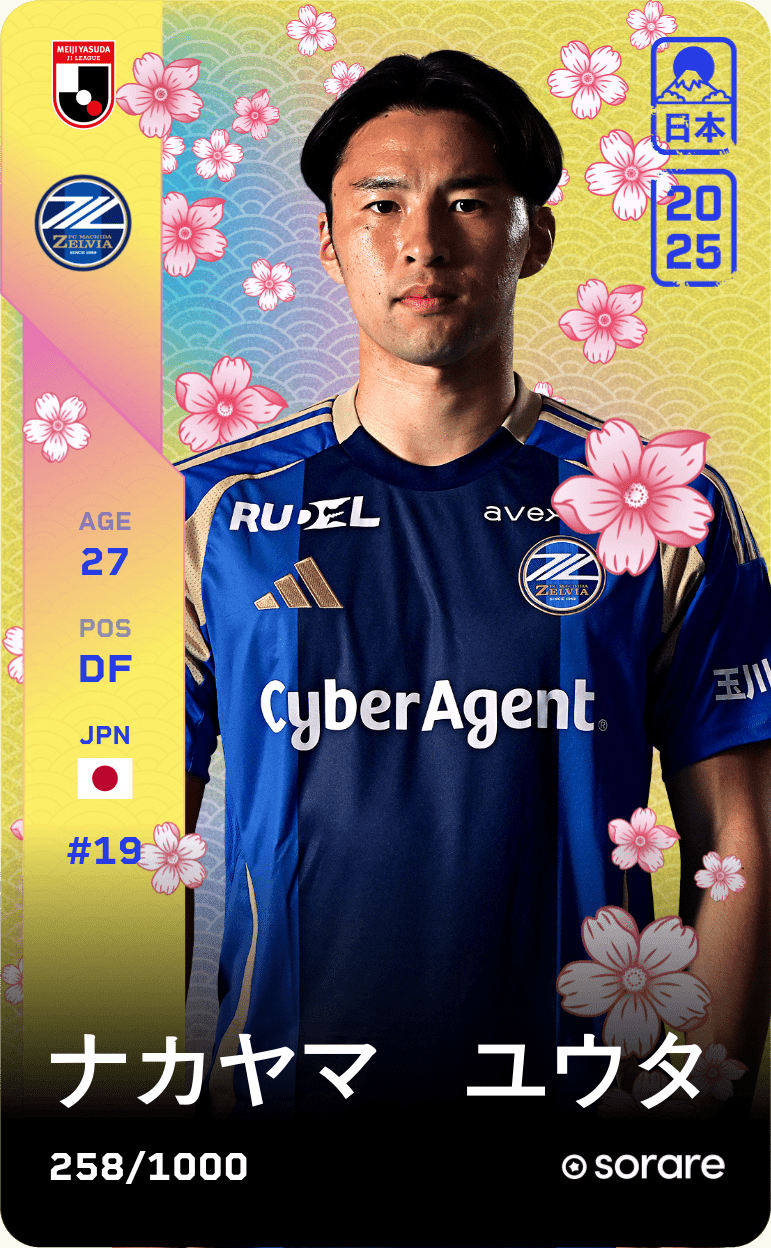 Yuta Nakayama 2025-26 • Limited 258/1000