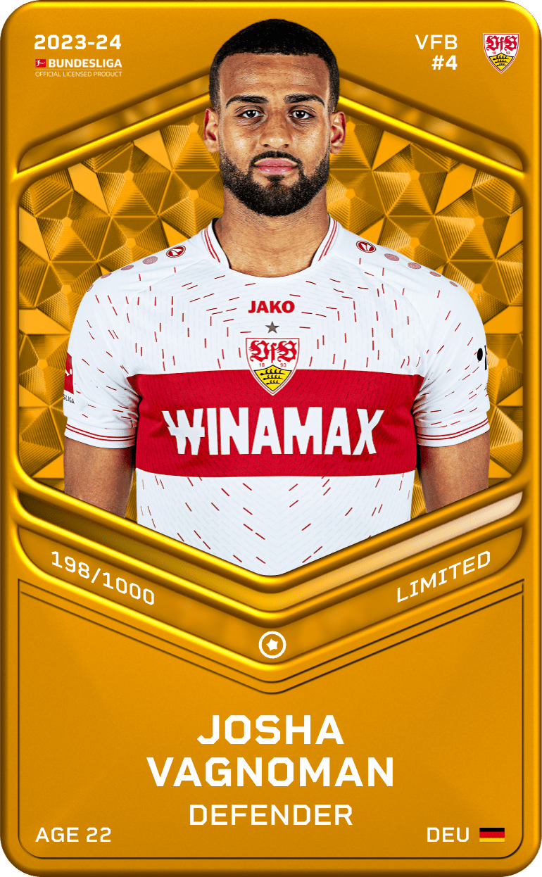 Josha Vagnoman 2023-24 • Limited 198/1000