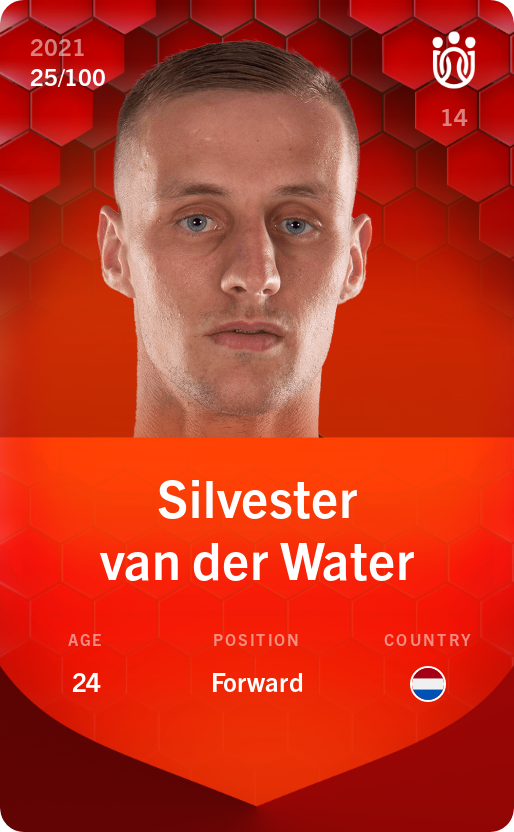 Sorare - Sorare Official - Silvester van der Water 2021-22 • Rare 25/100 - NFT # 44258538795374527181785488758283541892177464748829722490955575700706299310494