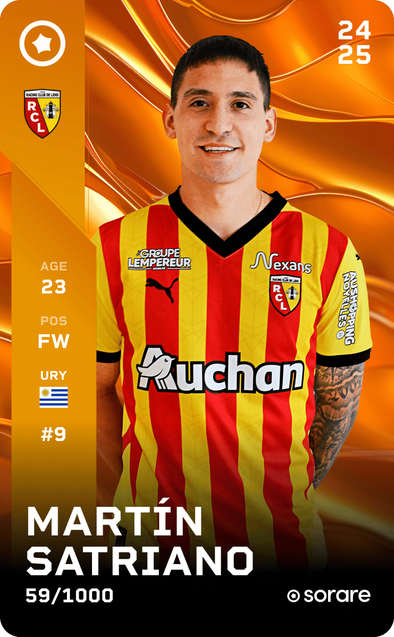 Martín Satriano 2024-25 • Limited 59/1000