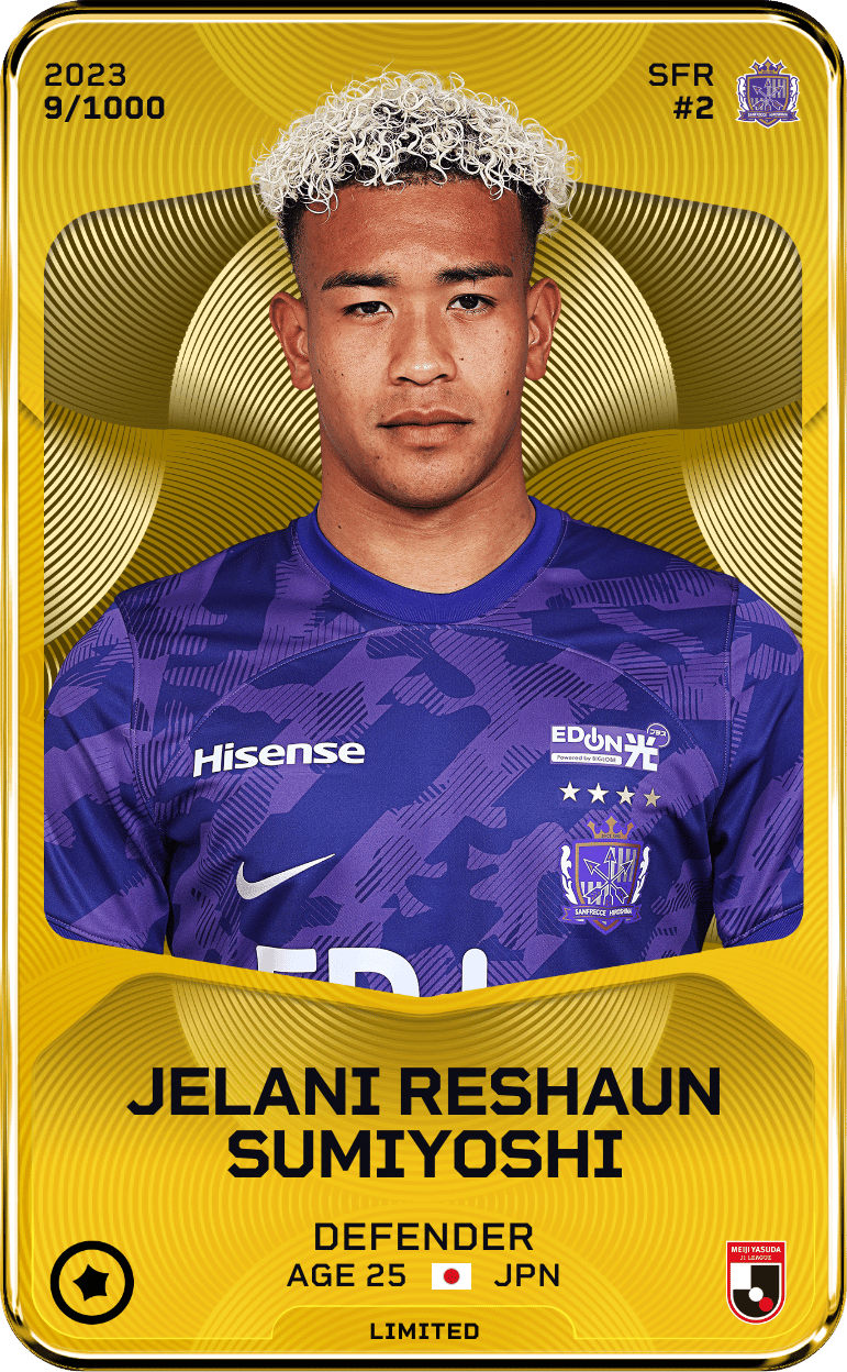 Jelani Reshaun Sumiyoshi 2023-24 • Limited 9/1000