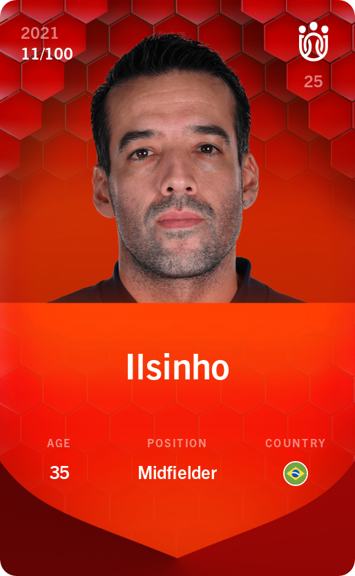 Sorare - Sorare Official - Ilsinho 2021-22 • Rare 11/100 - NFT # 69153412780356430506839395333762755574590992824809468708199477629185041246456
