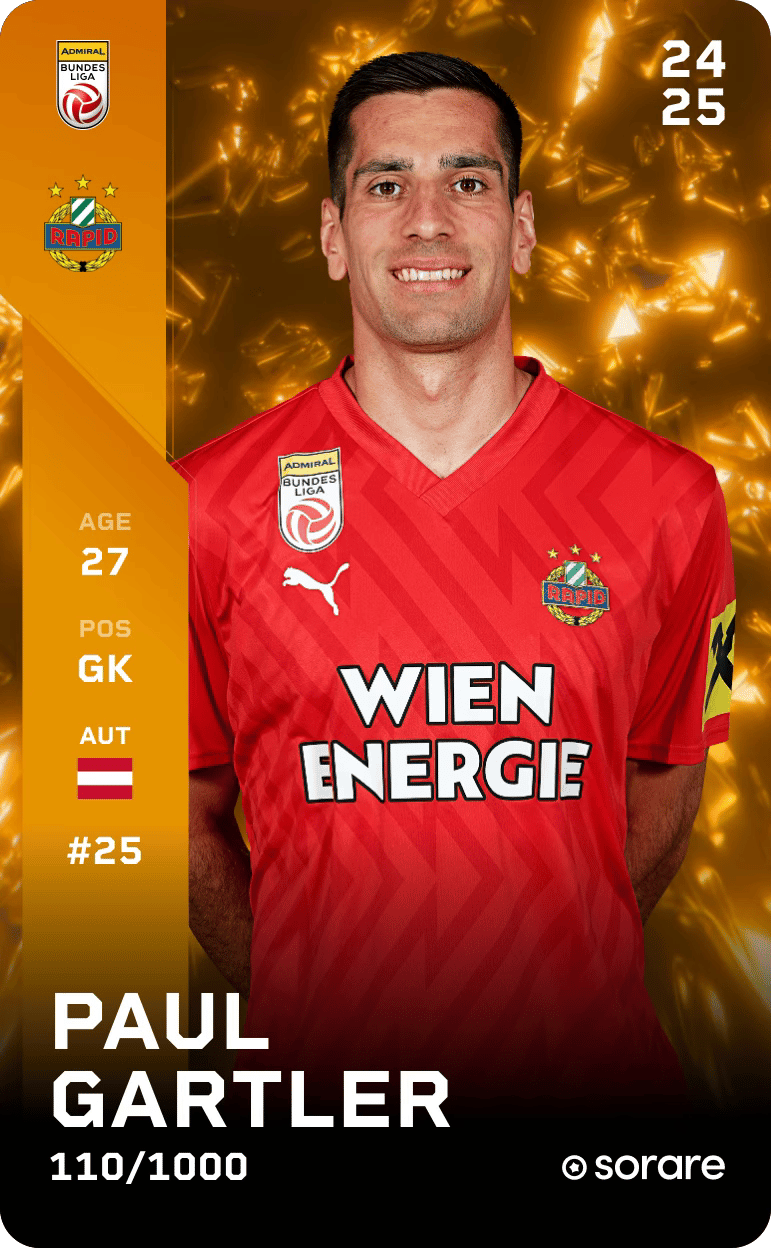Paul Gartler 2024-25 • Limited 110/1000
