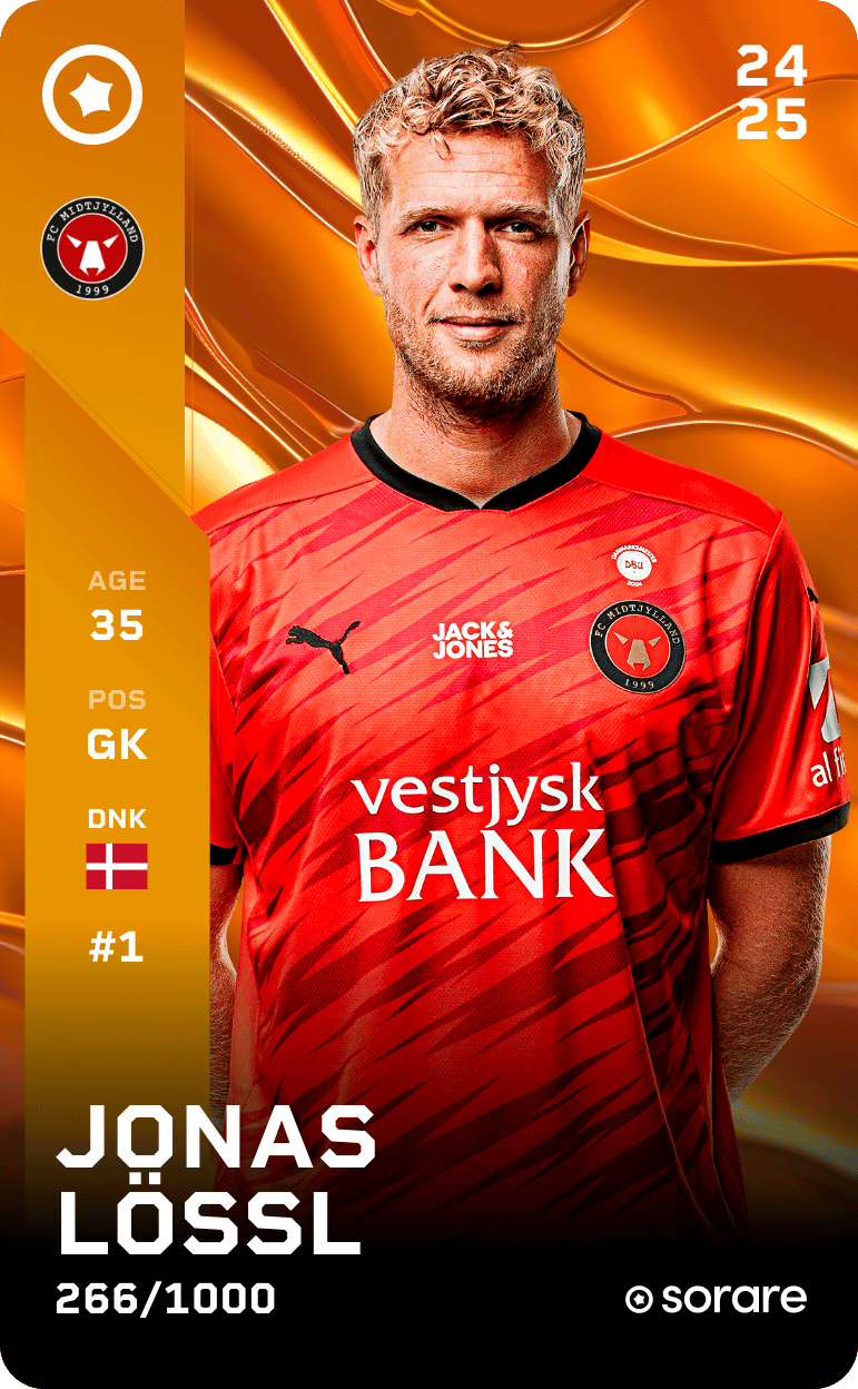 Jonas Lössl 2024-25 • Limited 266/1000