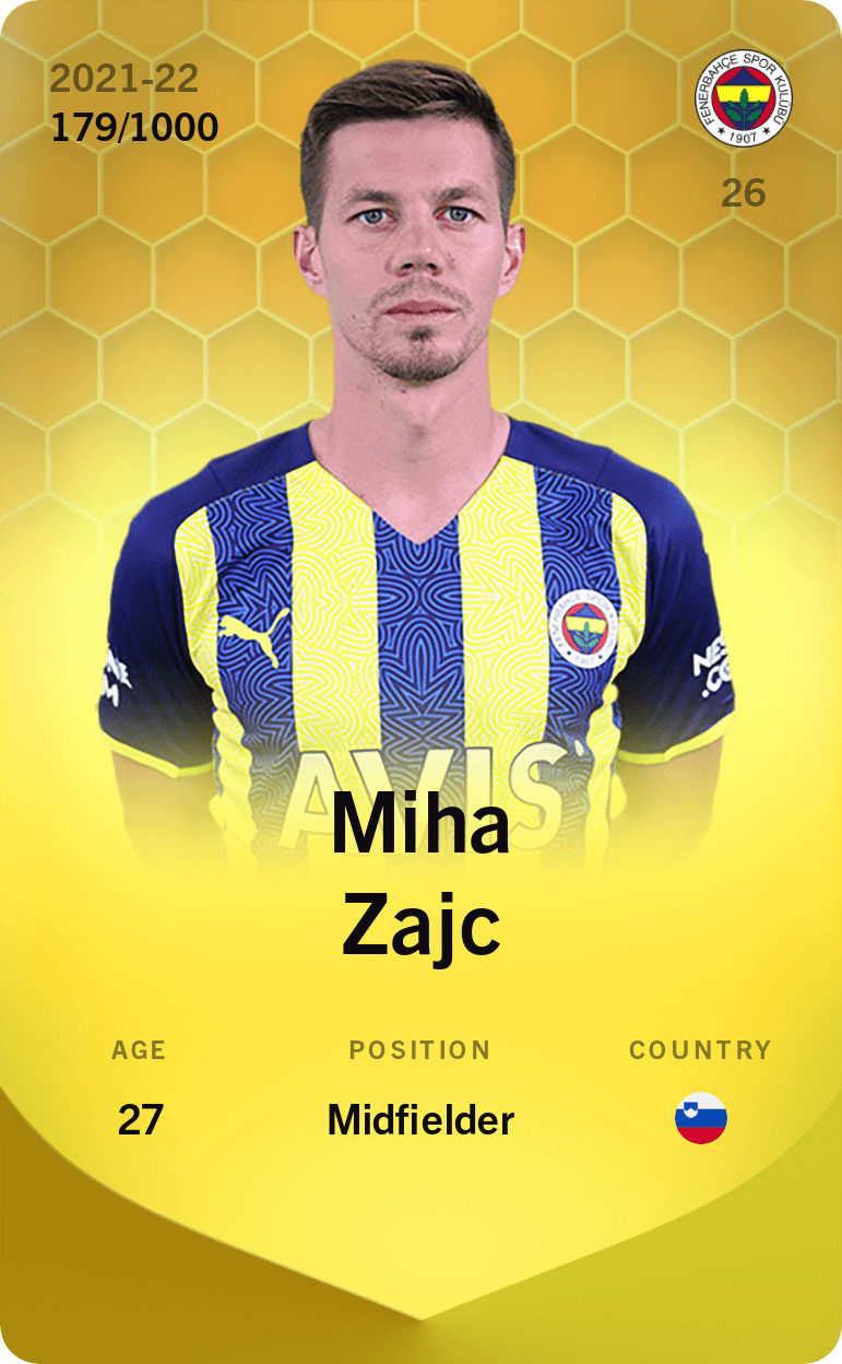Miha Zajc 2021-22 • Limited 179/1000