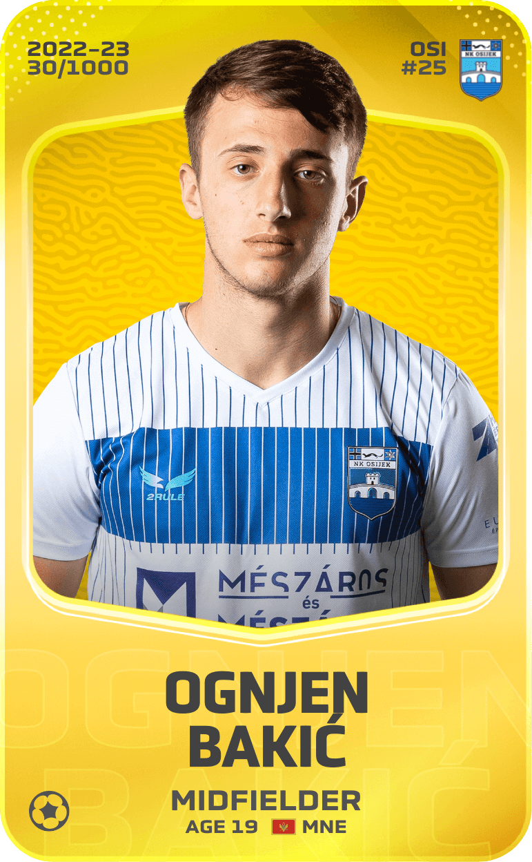 Ognjen Bakić 2022-23 • Limited 30/1000