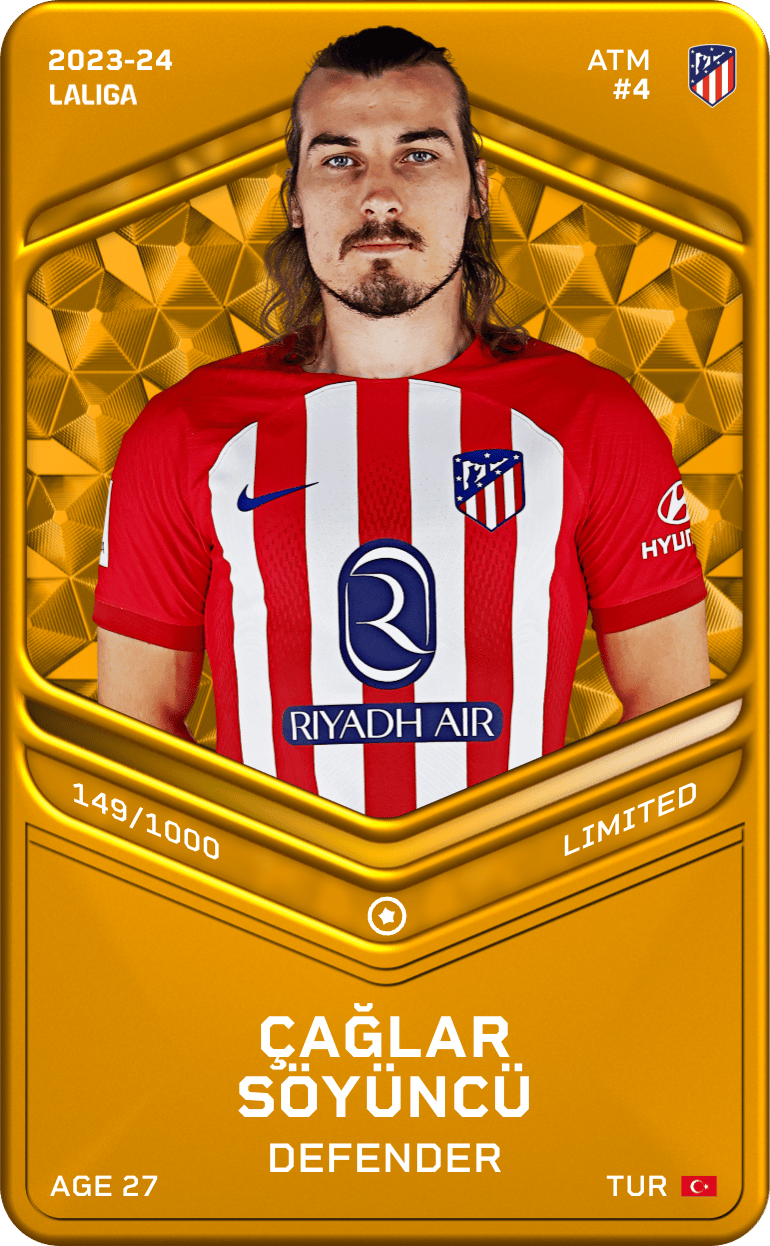 Çağlar Söyüncü 2023-24 • Limited 149/1000