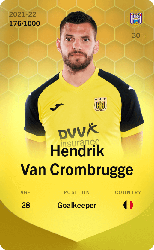 Hendrik Van Crombrugge 2021-22 • Limited 176/1000