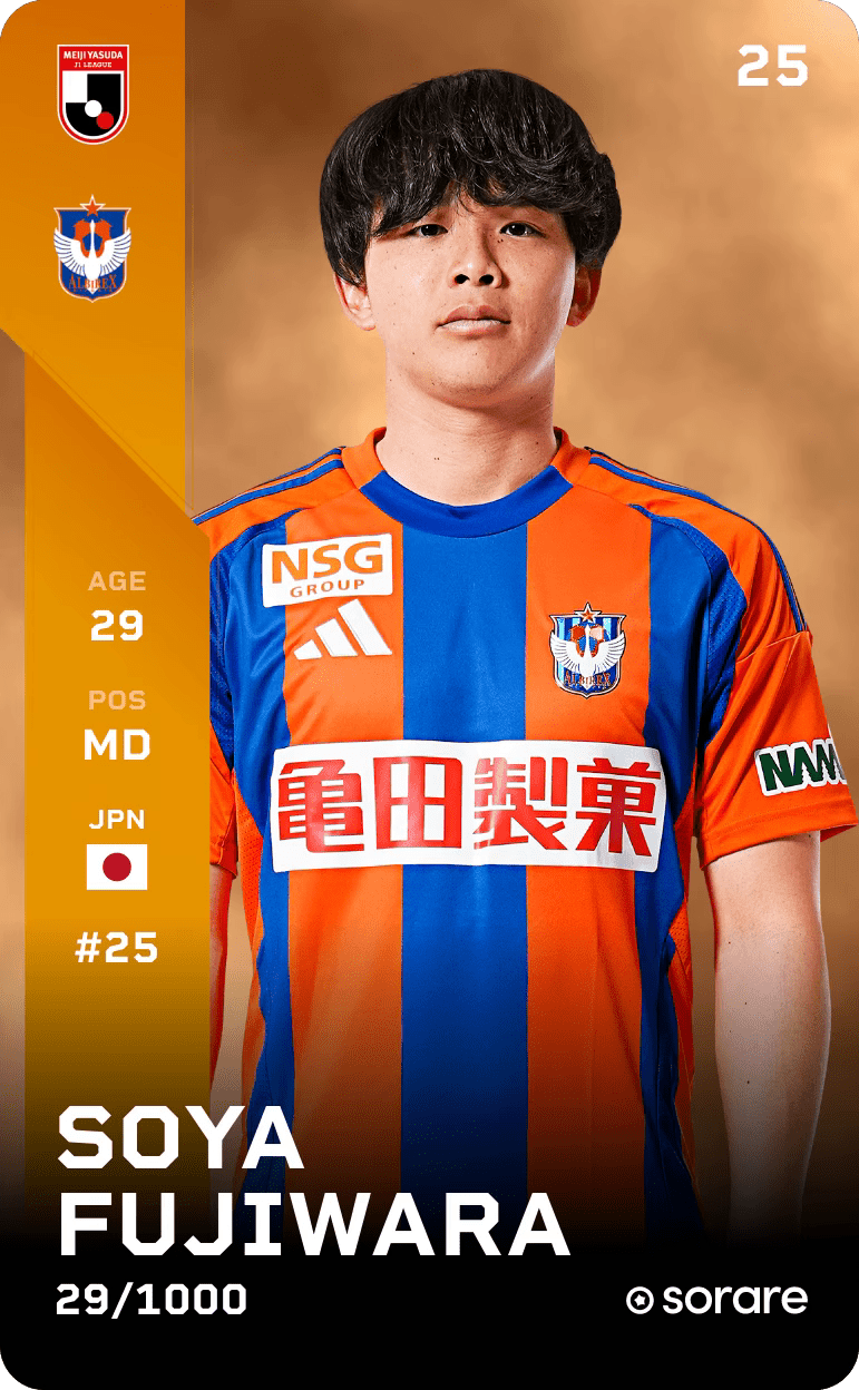 Soya Fujiwara 2025-26 • Limited 29/1000