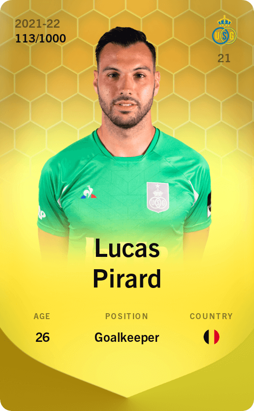 Lucas Pirard 2021-22 • Limited 113/1000