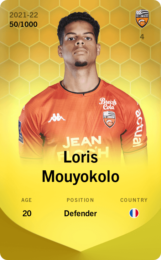 Loris Mouyokolo 2021-22 • Limited 50/1000