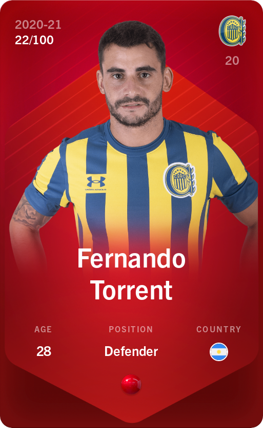 Sorare - Sorare Official - Fernando Torrent 2020-21 • Rare 22/100 - NFT # 108675715314143274665555917294522737717469318515750603818935917078106070473956