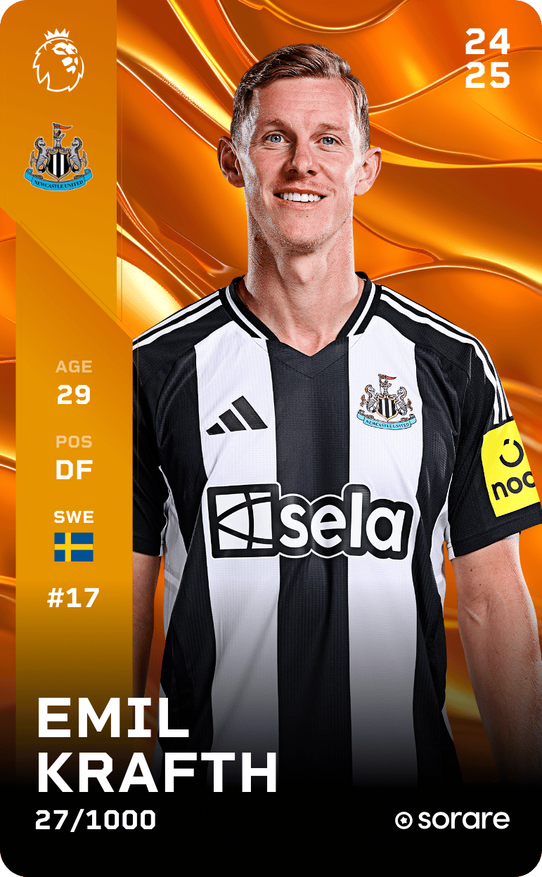 Emil Krafth 2024-25 • Limited 27/1000