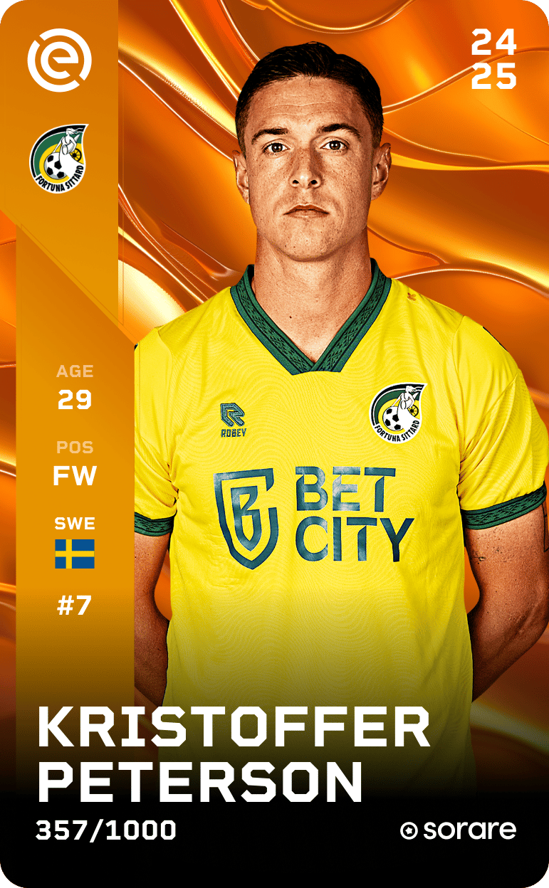 Kristoffer Peterson 2024-25 • Limited 357/1000
