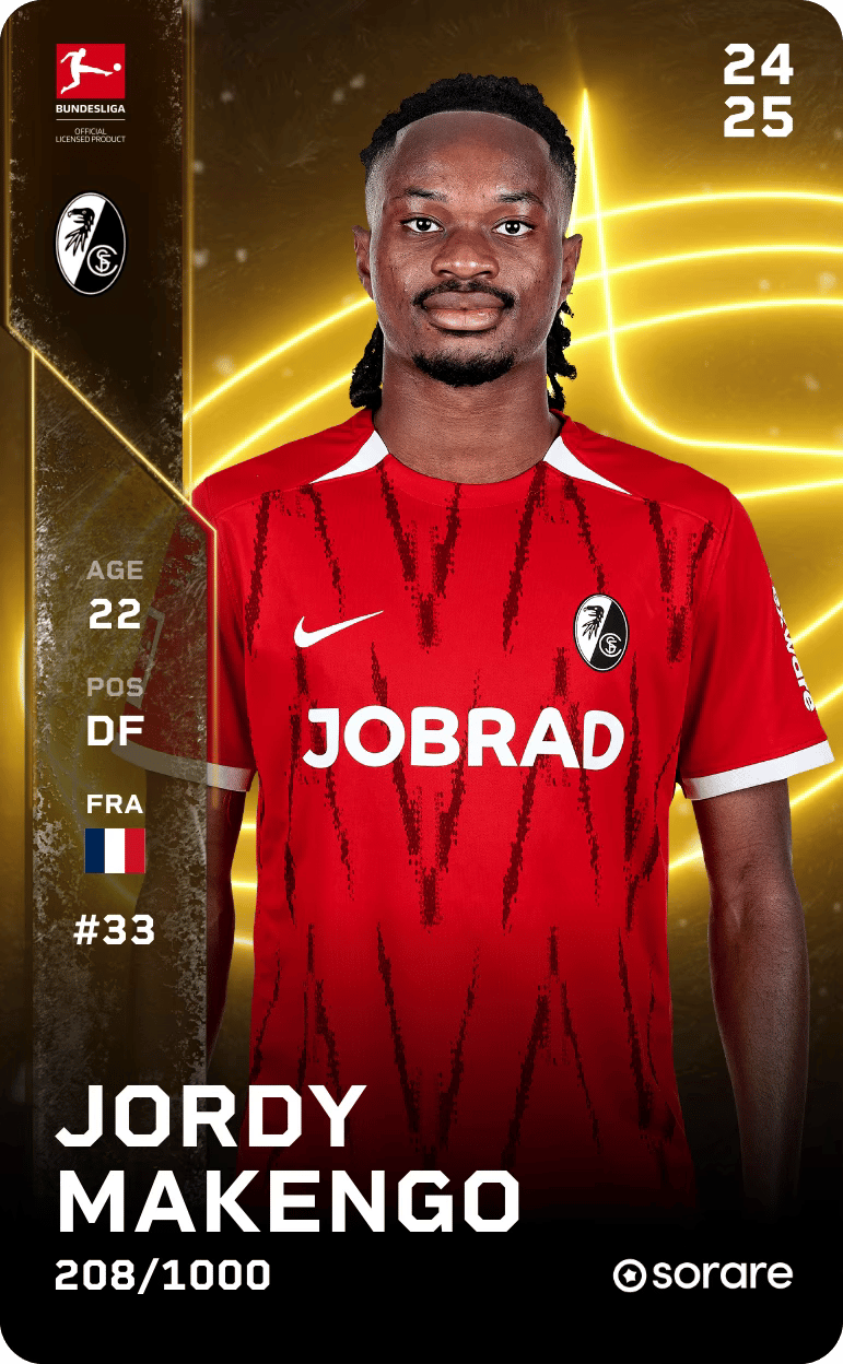 Jordy Makengo 2024-25 • Limited 208/1000
