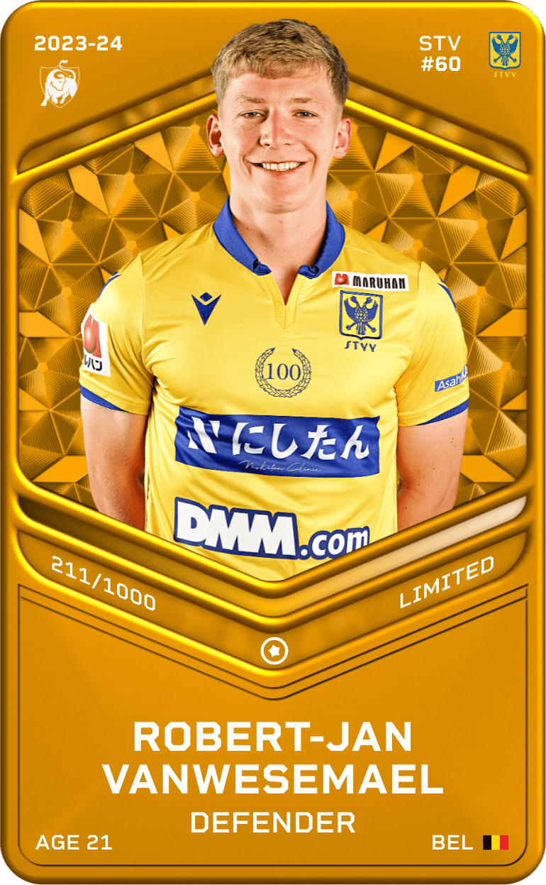 Robert-Jan Vanwesemael 2023-24 • Limited 211/1000