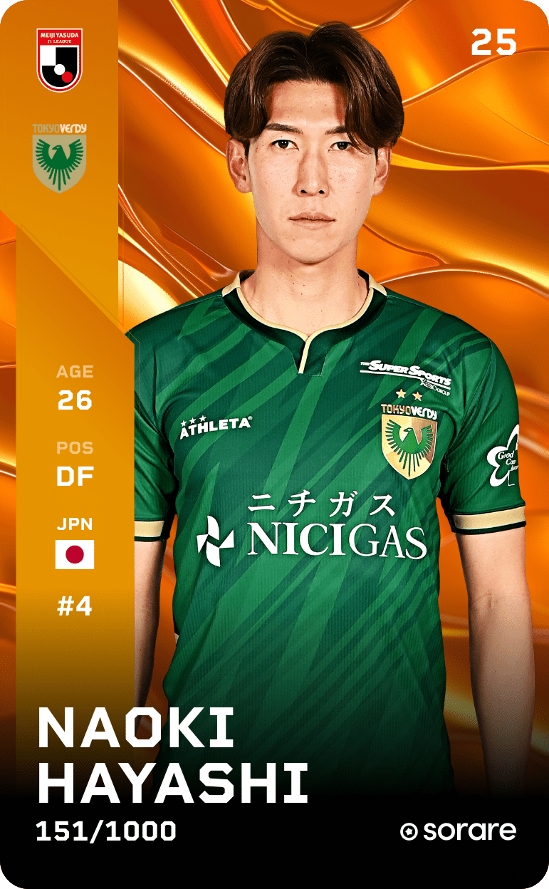 Naoki Hayashi 2025-26 • Limited 151/1000
