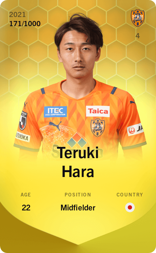 Teruki Hara 2021-22 • Limited 171/1000