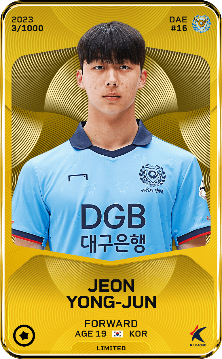 Jeon Yong-Jun 2023-24 • Limited 3/1000