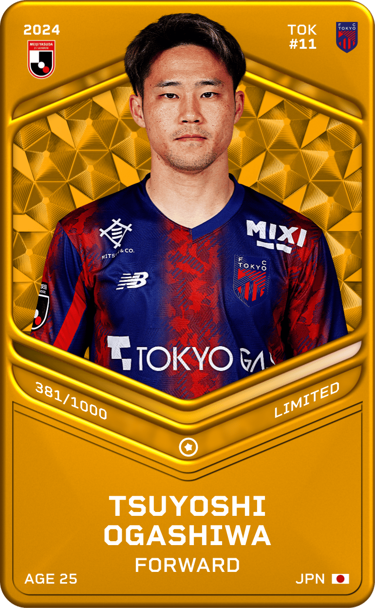 Tsuyoshi Ogashiwa 2024-25 • Limited 381/1000
