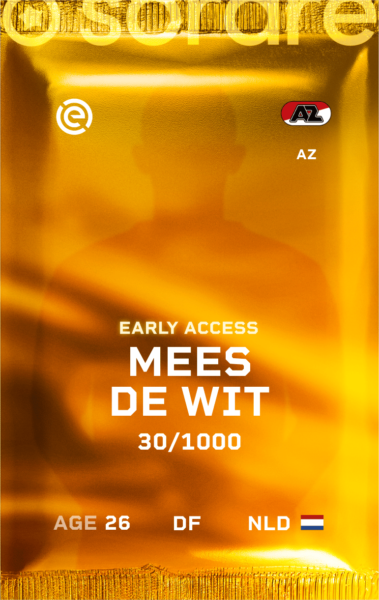 Mees De Wit 2024-25 • Limited 30/1000
