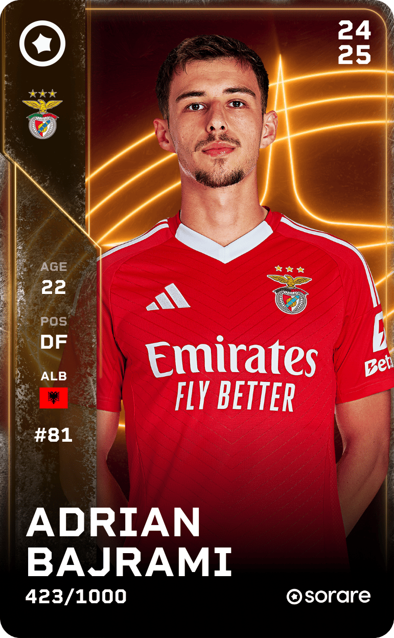 Adrian Bajrami 2024-25 • Limited 423/1000
