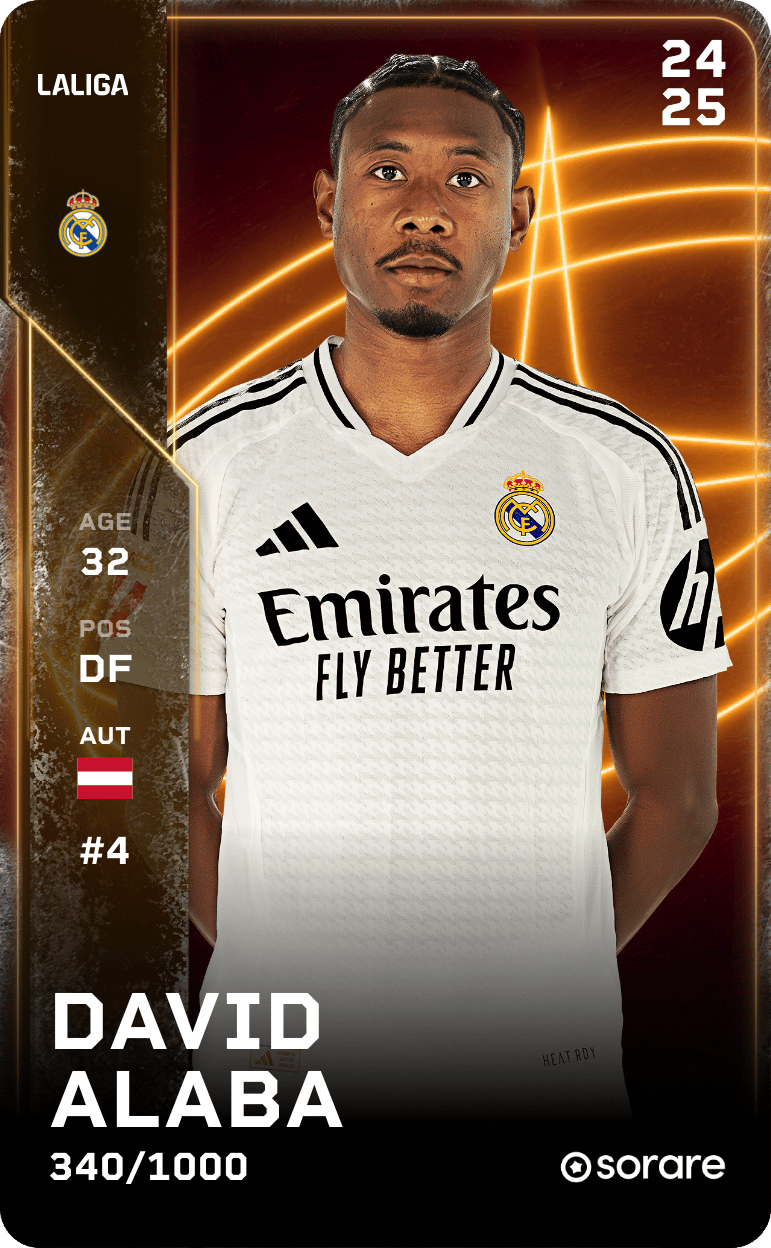 David Alaba 2024-25 • Limited 340/1000