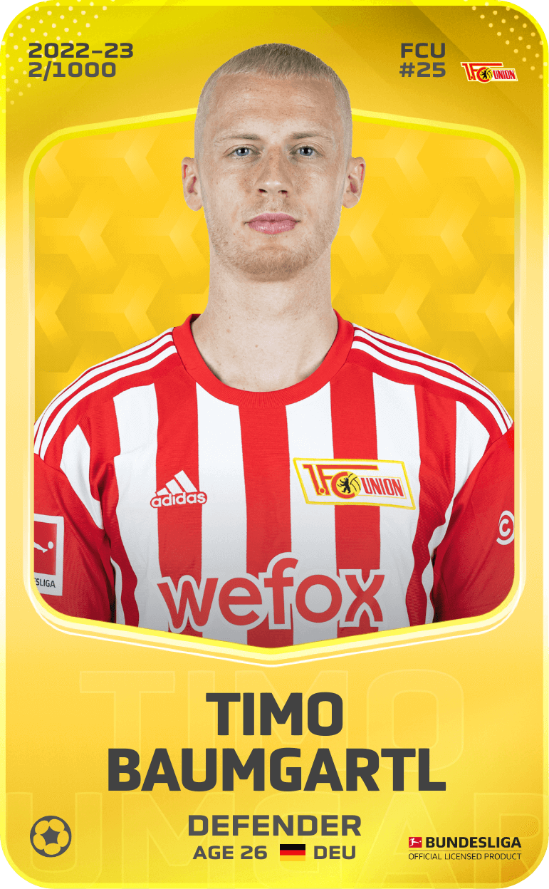 Timo Baumgartl 2022-23 • Limited 2/1000