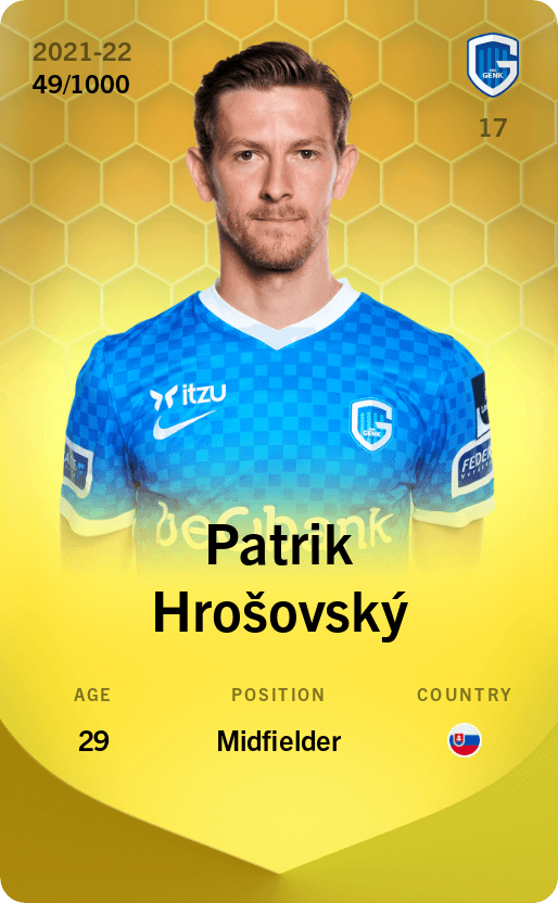 Patrik Hrošovský 2021-22 • Limited 49/1000