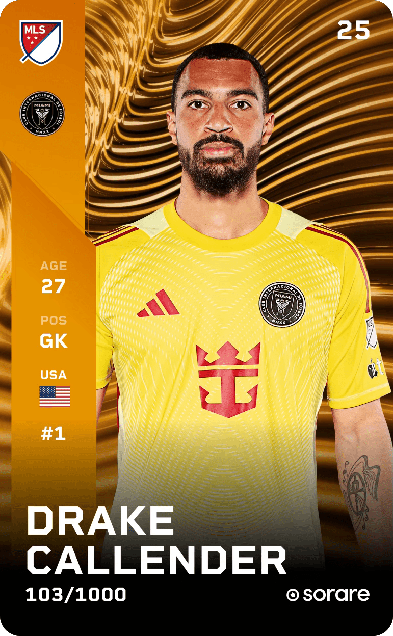 Drake Callender 2025-26 • Limited 103/1000