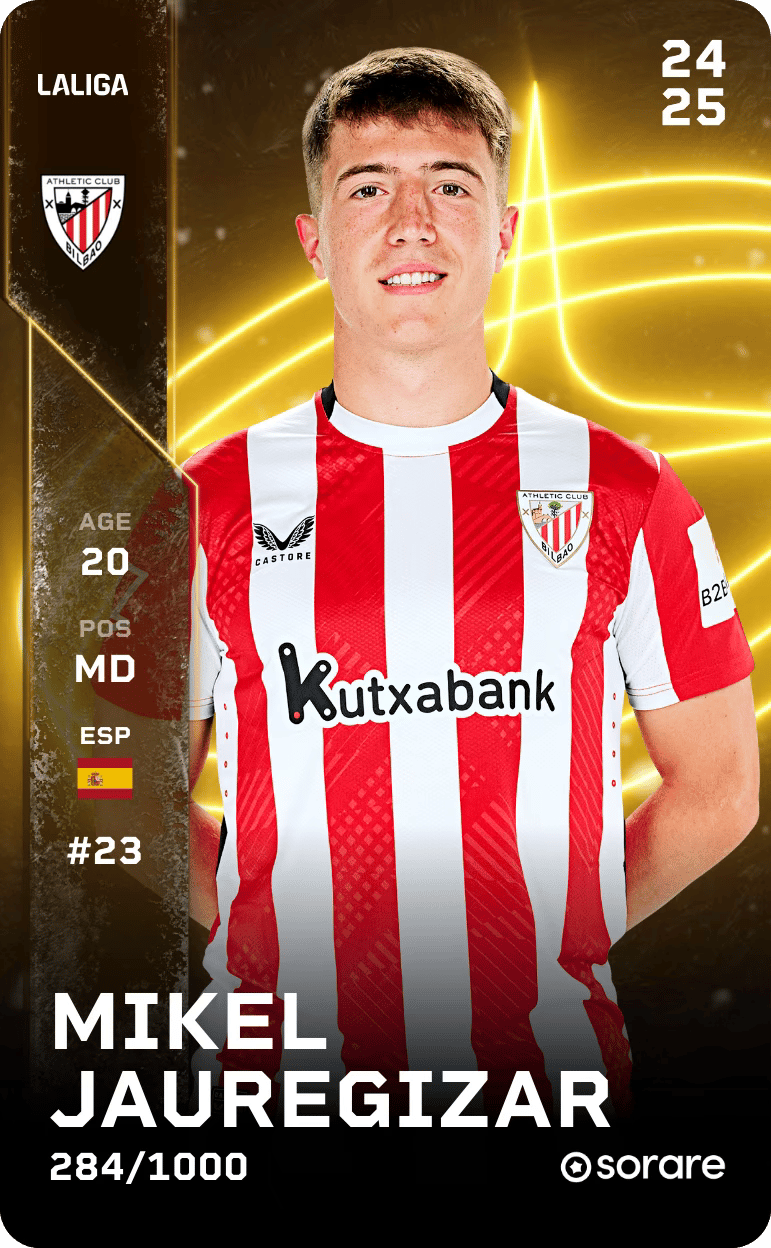 Mikel Jauregizar 2024-25 • Limited 284/1000