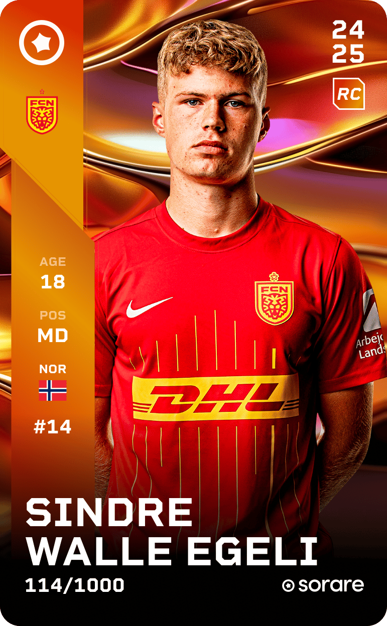 Sindre Egeli 2024-25 • Limited 114/1000