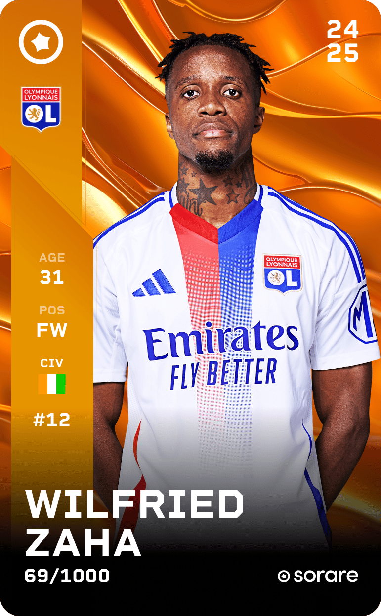 Wilfried Zaha 2024-25 • Limited 69/1000
