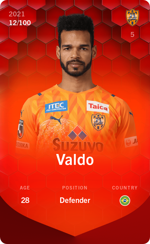 Sorare - Sorare Official - Valdo 2021-22 • Rare 12/100 - NFT # 65562989601871948429081934296642739340985313958246581925049233716148782968662