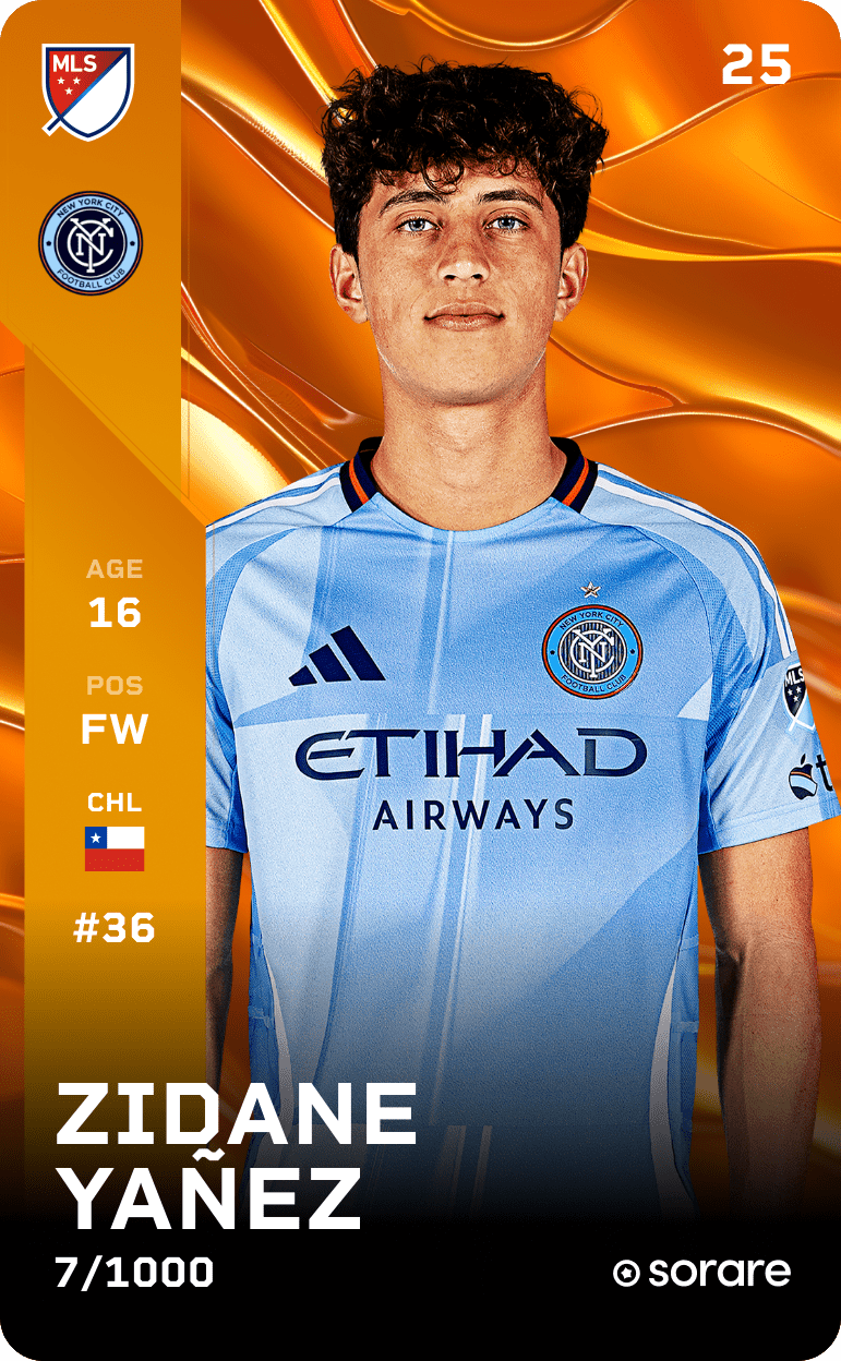 Zidane Yañez 2025-26 • Limited 7/1000