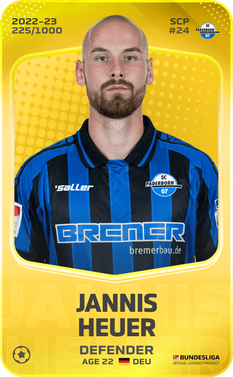 Jannis Heuer 2022-23 • Limited 225/1000
