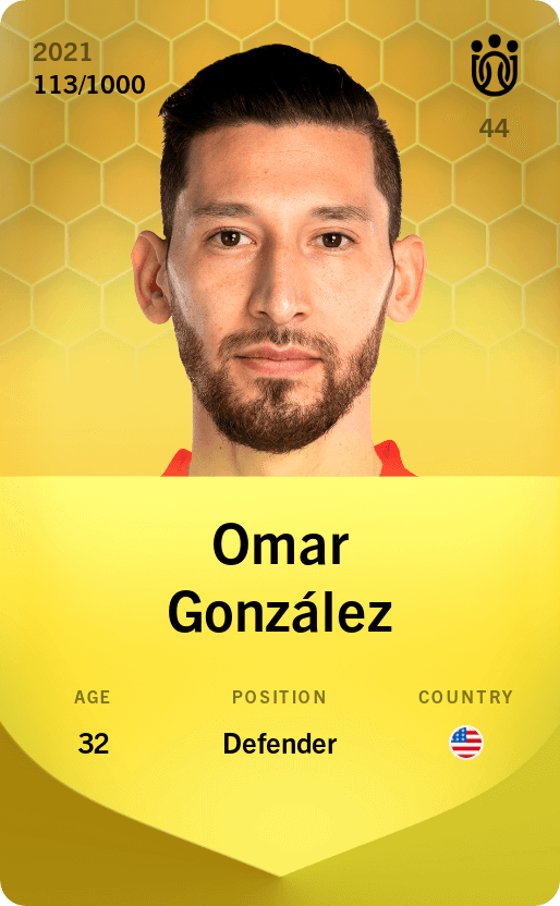 Omar González 2021-22 • Limited 113/1000