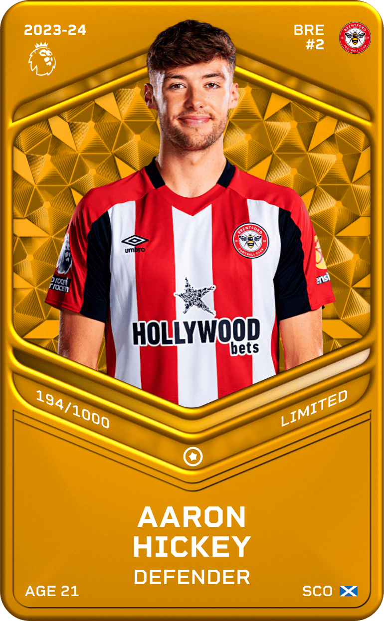 Aaron Hickey 2023-24 • Limited 194/1000