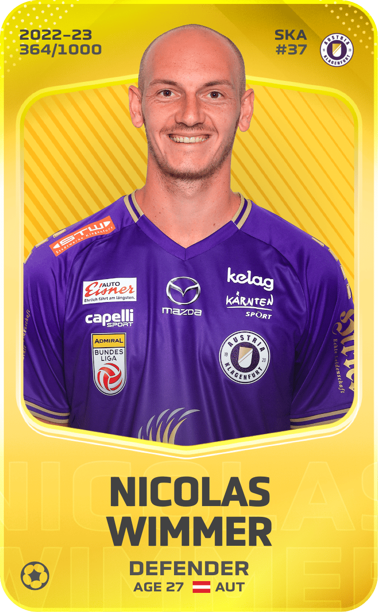 Nicolas Wimmer 2022-23 • Limited 364/1000