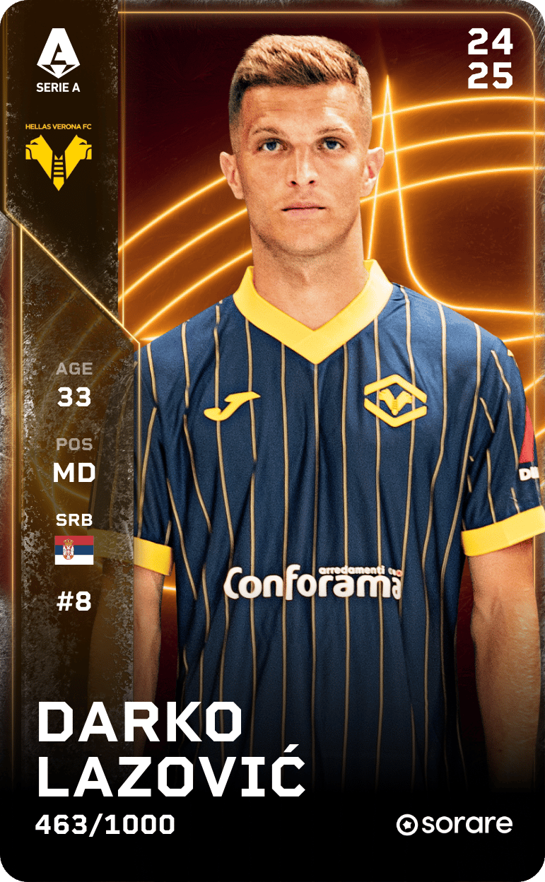 Darko Lazović 2024-25 • Limited 463/1000