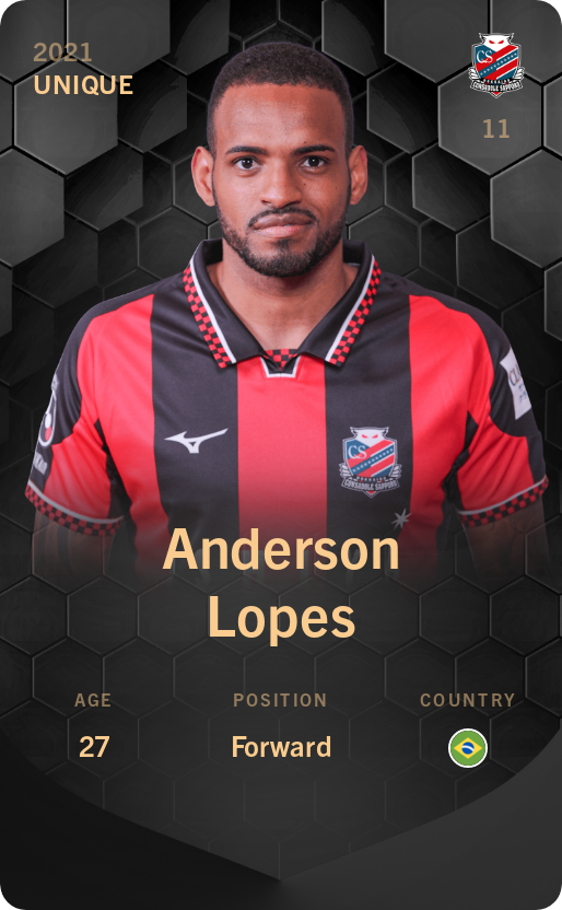 Sorare - Sorare Official - Anderson Lopes 2021-22 • Unique - NFT # 78038360171626102661052866243521138057668018816514396815015589387148868990019