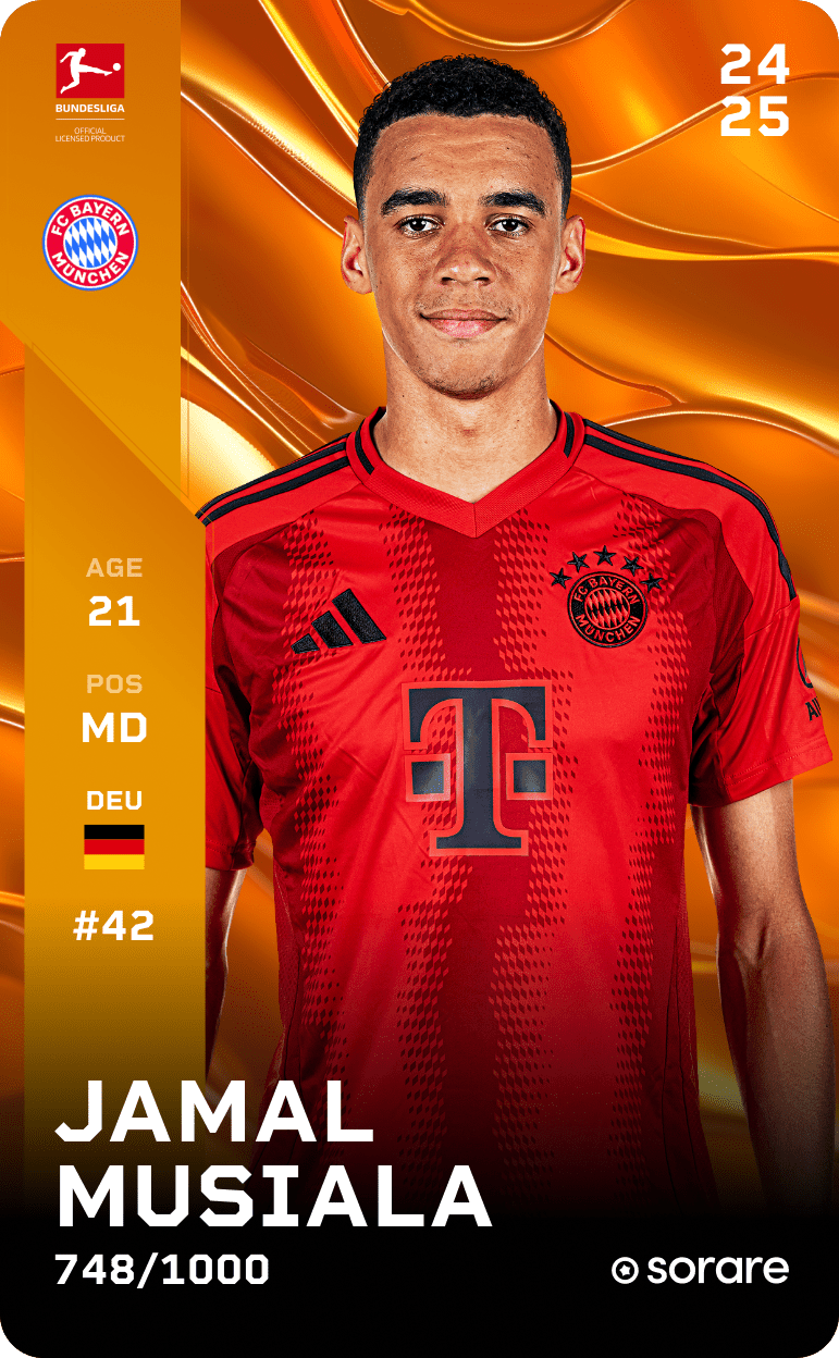 Jamal Musiala 2024-25 • Limited 748/1000