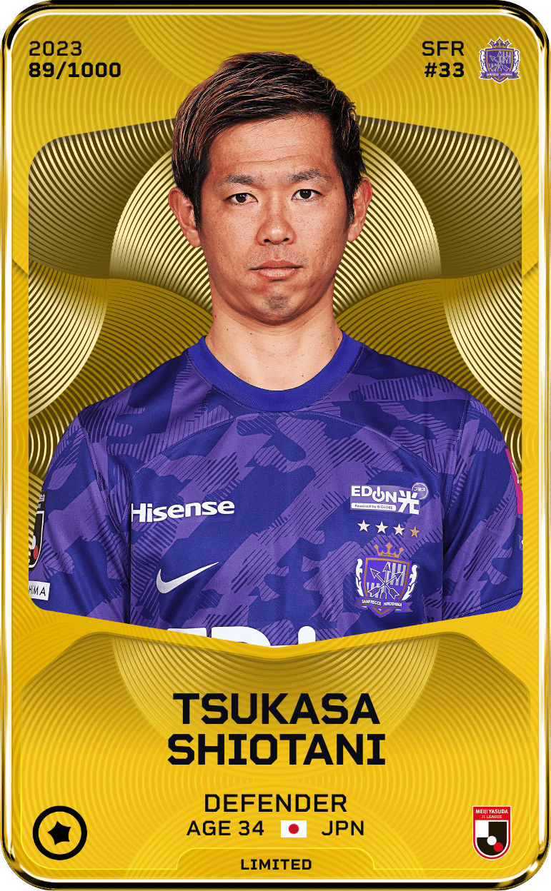 Tsukasa Shiotani 2023-24 • Limited 89/1000
